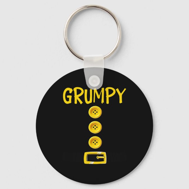 Llavero Grum Grumpy Dwarf Halloween Costume de color (Anverso)