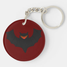 Llavero Grumpy Bat Halloween Acrylic Keychain