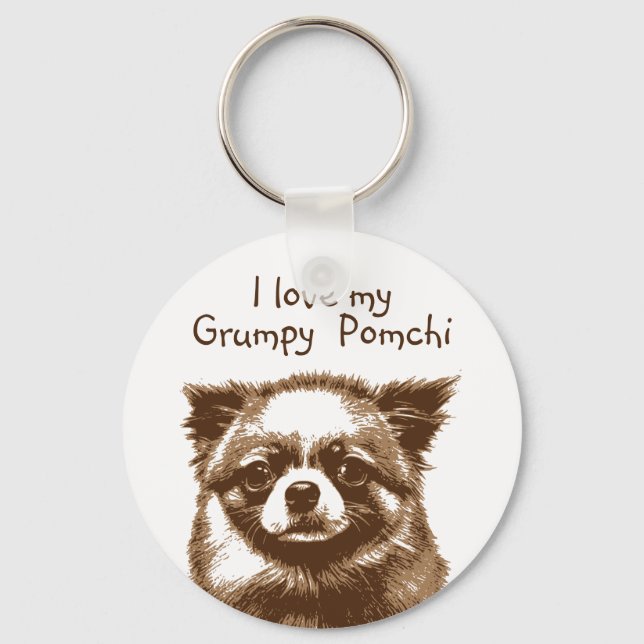 Llavero Grumpy Pomchi (Anverso)