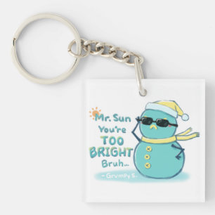 Llavero Grumpy S. Ilustracion: Sr. Sun, es DEMASIADO BRILL