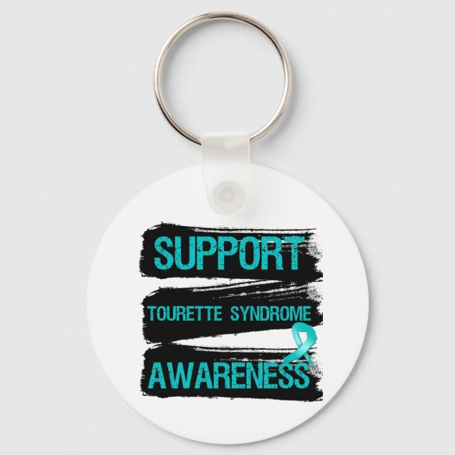 Llavero Grunge - Apoyo a la toma de conciencia sobre el sí (Anverso)