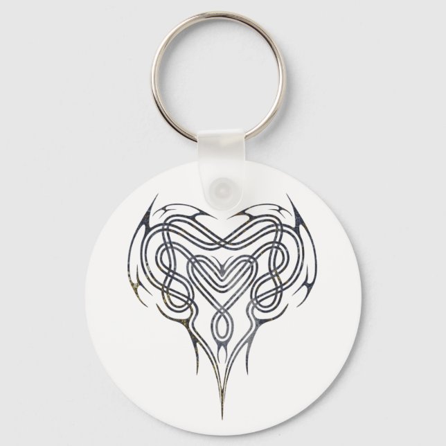 Llavero Grunge Celtic Heart Knot (Anverso)