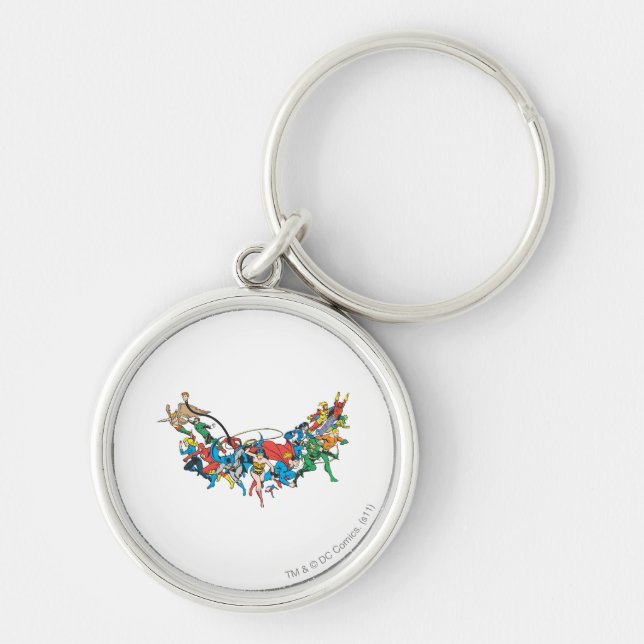 Llavero Grupo 2 de la Liga de Justicia (Frente)