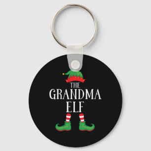 Llavero Grupo de Matanza de la Abuela Elf Navidad Familia