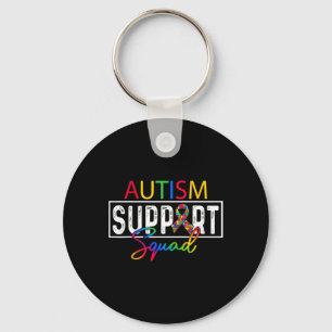 Llavero Grupo F de Apoyo al Autismo de Concienciación Escu