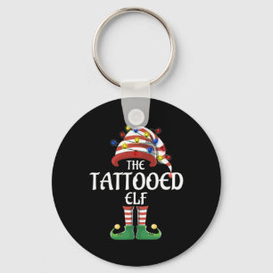 Llavero Grupo familiar coincidente Yo soy el elfo tatuado