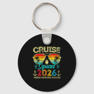 Llavero Grupo familiar de Cruise Squad 2026 Vacaciones de