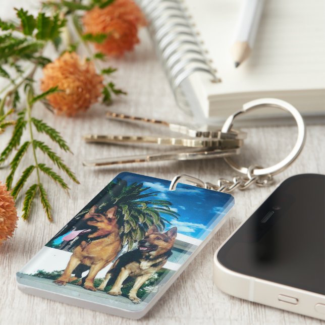 Llavero grupo germano de pastores (Frente Derecha)