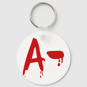 Llavero Grupo sanguíneo un hospital negativo del #Horror