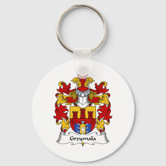 Llavero Grzymala Family Crest