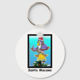 Llavero Guacamayos de Santa Regalos y Camisetas Divertidas