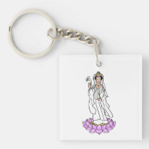 Guan Yin Bodhisattva sobre la cadena de claves acr