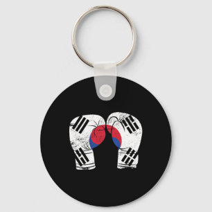 Llavero Guantes de boxeo Bandera coreana Corea del Sur