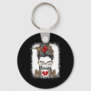 Llavero Guantes de boxeo divertidos, mamá de boxeo de bola