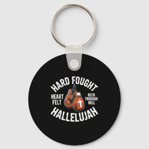 Llavero Guantes de boxeo Hallelujah de lucha dura Caja cri