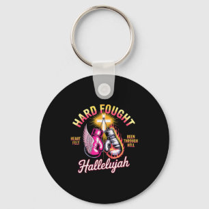 Llavero Guantes de boxeo Hallelujah luchados con dificulta