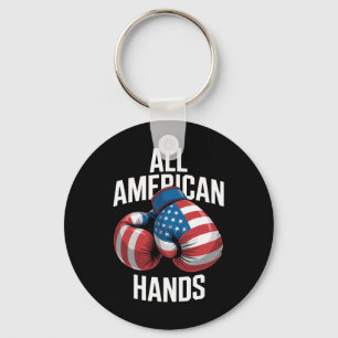 Llavero Guantes de Boxeo Patrióticos Usa All American Hand