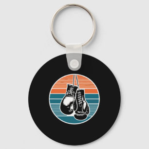 Llavero Guantes de Boxeo Retro Puesta de sol Kickboxing Am