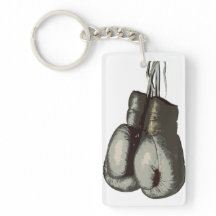 Guantes de boxeo viejos deportivos