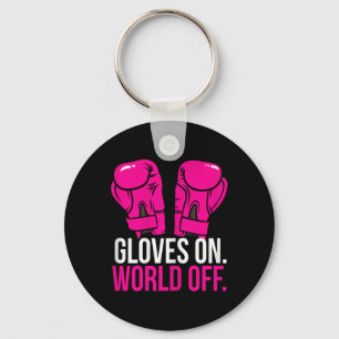 Llavero Guantes de entrenamiento de kickboxer para chicas 