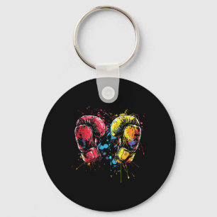 Llavero Guantes de Kickboxing Splotch Artista Marcial