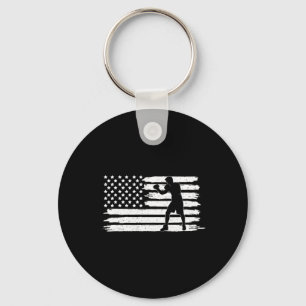 Llavero Guantes de Kickboxing Usa Bandera Americana Equipo