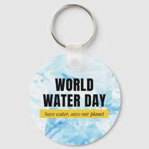 Llavero Guardar cadena de clave de agua