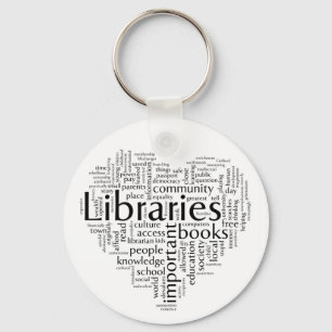 Llavero Guardar cadena de claves de bibliotecas