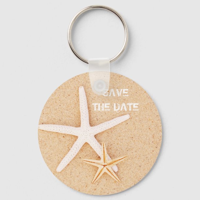 Llavero Guardar la cadena de claves Starfish de fecha (Anverso)