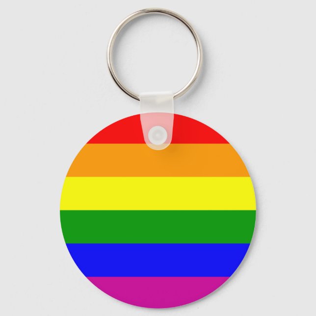 Llavero Guardar la Fecha/Boda Arcoíris/Orgullo Gay (Anverso)