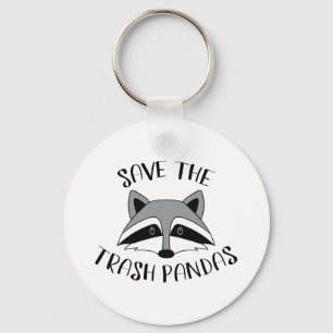 Llavero Guardar Los Pandas De La Basura