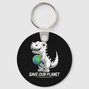 Llavero Guardar nuestro entorno de Trex Day Trex Planet Ea