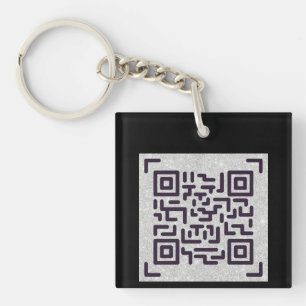 Llavero Guardar papel con esta tarjeta de presentación QR 