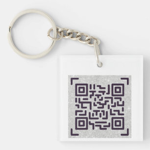 Llavero Guardar papel con esta tarjeta de presentación QR 