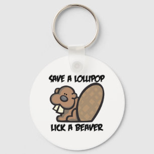 Llavero Guardar un Lick Lollipop como castor