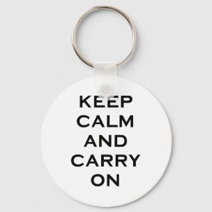 Llavero Guarde la calma para continuar