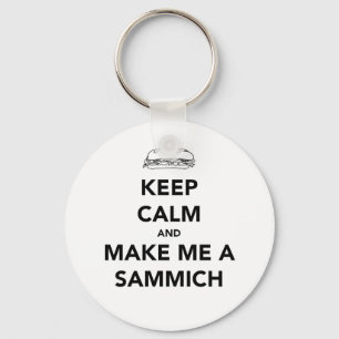 LLAVERO GUARDE LA CALMA; TIEMPO DE SAMMICH