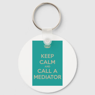 Llavero Guarde la calma y llame a un mediador