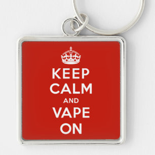 Llavero Guarde la calma y Vape encendido