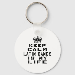 Llavero Guarde la danza latina tranquila es mi vida