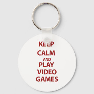 Llavero Guarde los videojuegos de la calma y del juego