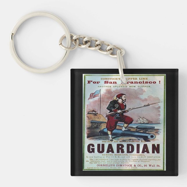 Llavero Guardian Clipper Navegando  (Frente)