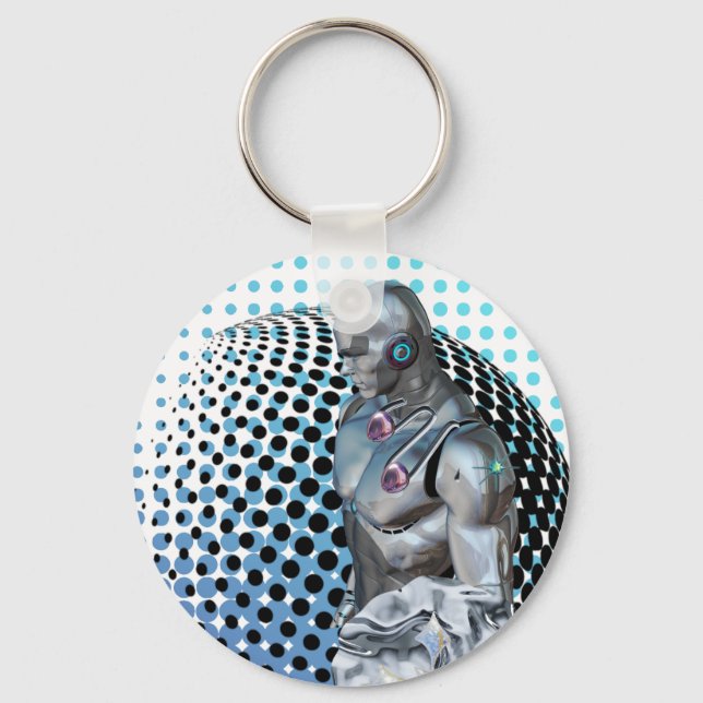 Llavero Guardián del reino digital (Anverso)