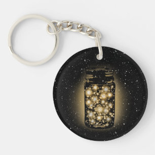 Llavero Guarida De Luciérnagas Con Estrellas Nocturnas