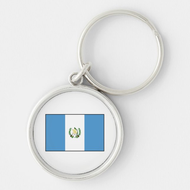 Llavero Guatemala - bandera guatemalteca (Frente)