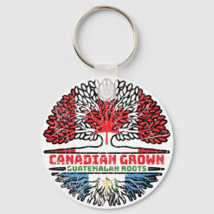 Llavero Guatemala Raíces de árbol canadiense guatemalteco