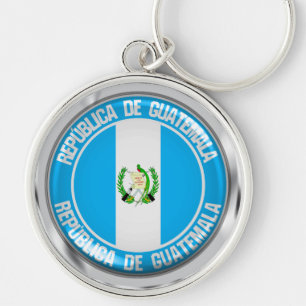Llavero Guatemala Round Emblem