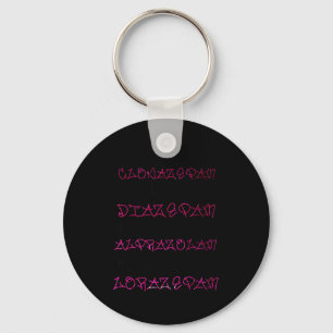 Llavero Guau Black Betty Clonazepam Guau Black Betty Diaze