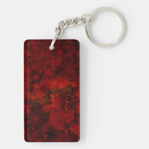 Llavero Guay, arte moderno de estampado floral / floral