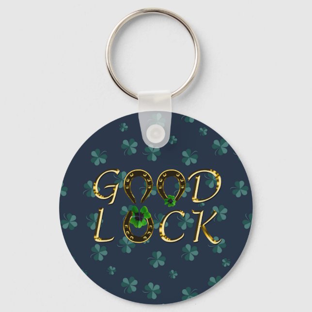 Llavero Guay, asombroso trébol azul, bueno (Anverso)